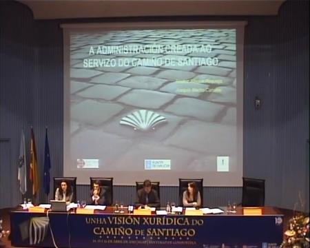 Beatriz Allegue Requeijo, presidenta da Asociaci&oacute;n Profesional de Letrados da Xunta de Galicia - Congreso sobre Unha Visión Xuridica do Camiño de Santiago